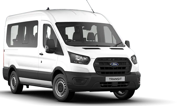 Ford Transit Minibus exterior front angle