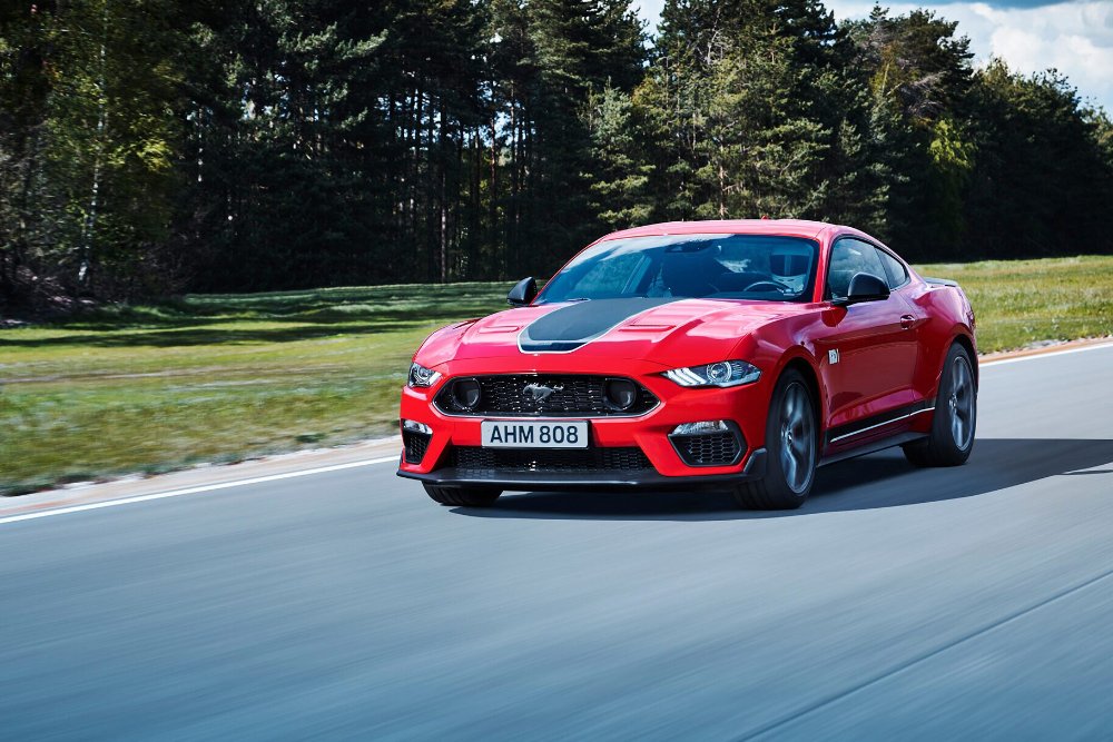 O novo Ford Mustang Mach 1 faz a sua primeira aparição na Europa