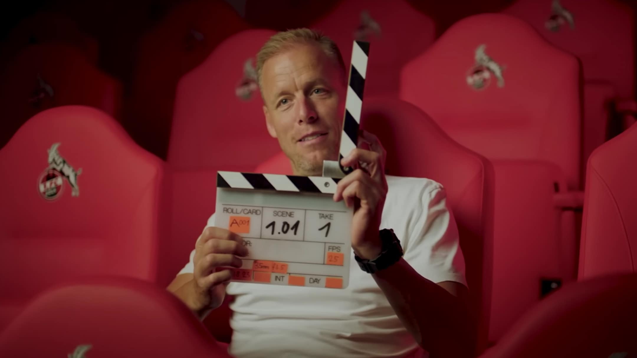 Man sitting in the cinema