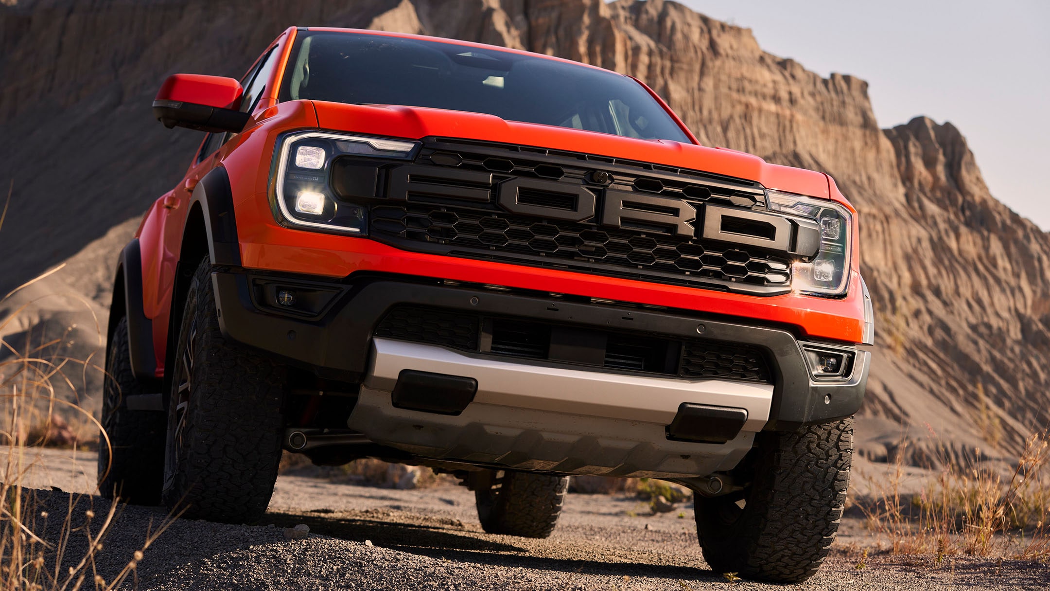 Red Ford Ranger Raptor