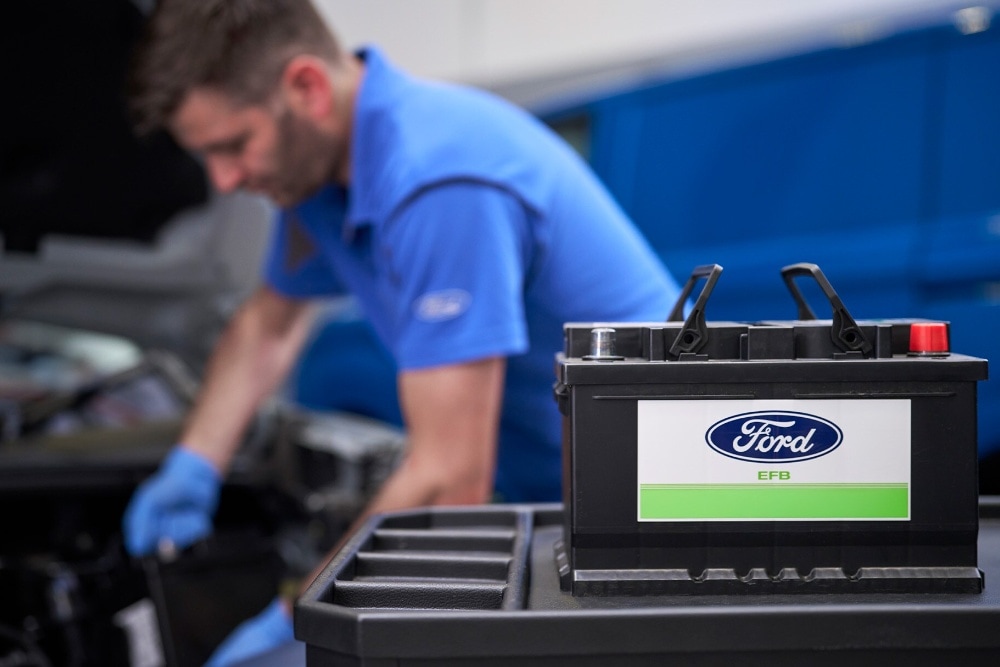 Mecânicos da Ford a fazer serviço express