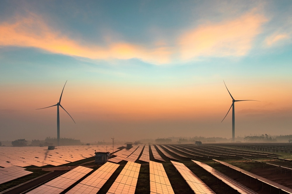   Renewable wind and solar energy