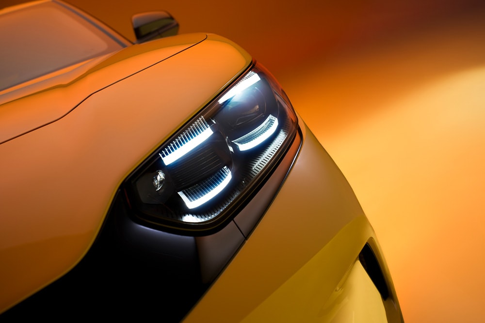 The headlight of the new Ford Capri®