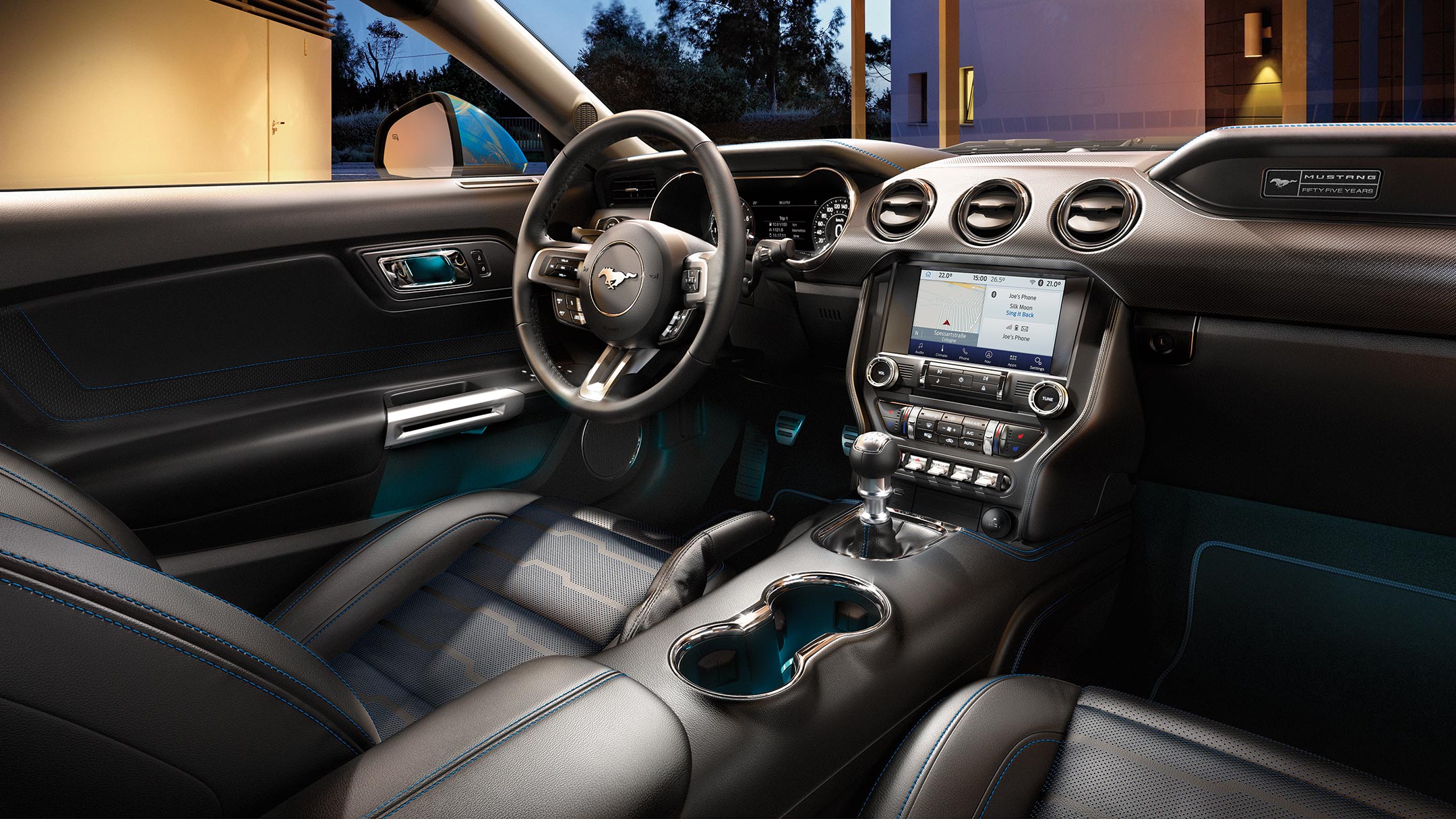 Ford Mustang GT interior dashboard design