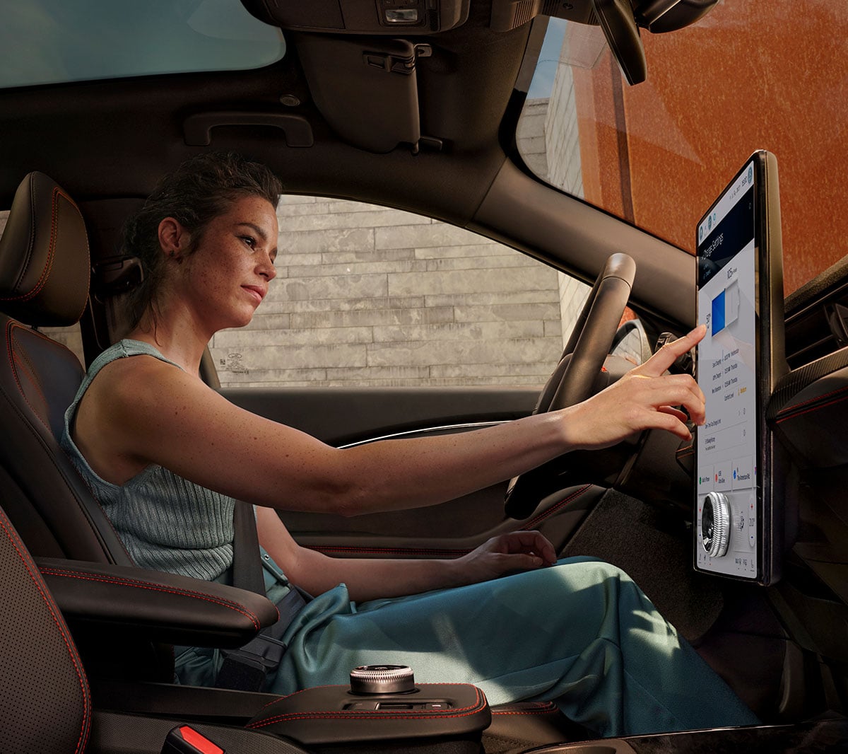 SYNC 4 do Ford Mustang Mach-E SUV elétrico 
