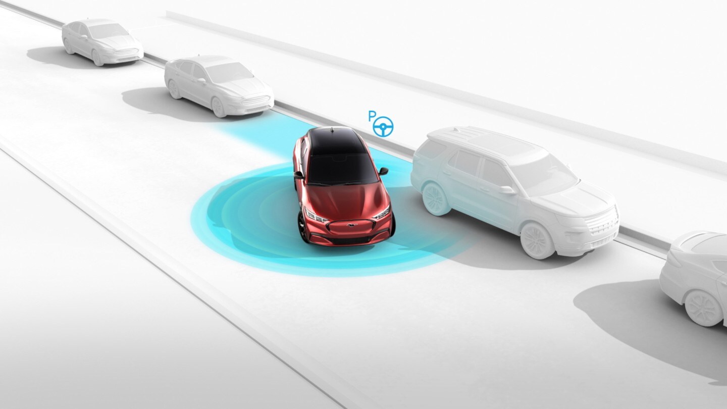 Novo Ford Mustang Mach-E Sistema de Estacionamento Automático