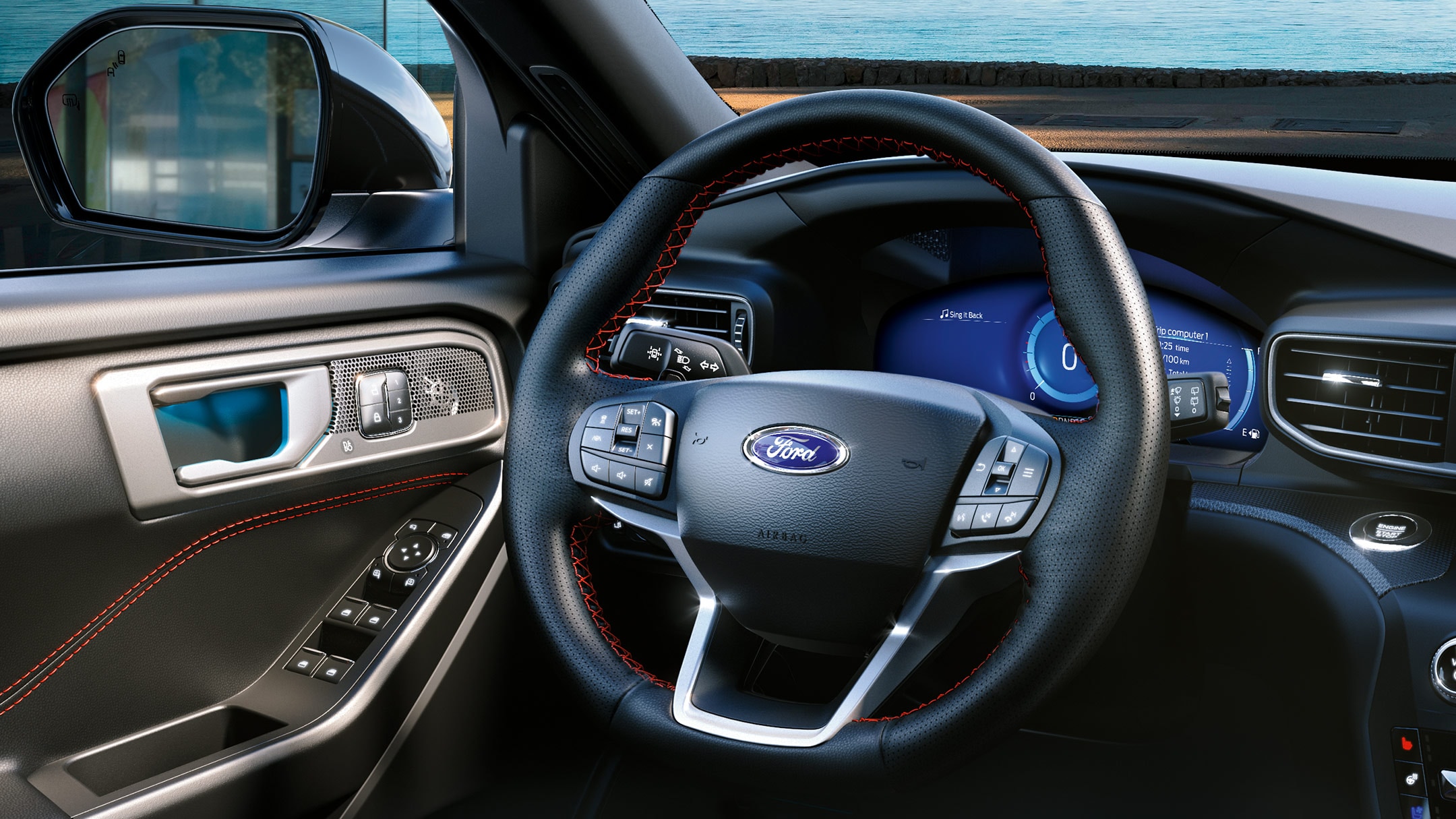 Novo Ford Explorer volante aquecido