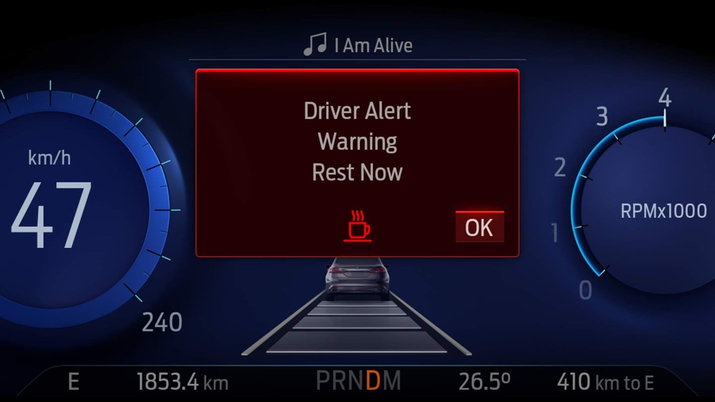 Sistema de alerta do condutor 