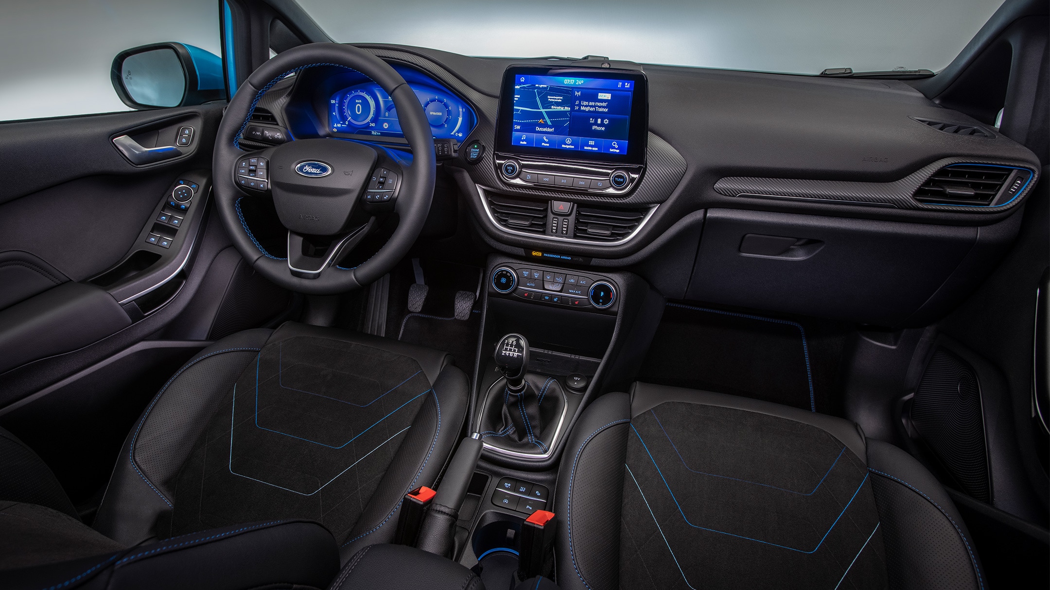 All-New Ford Fiesta interior view of dashboard