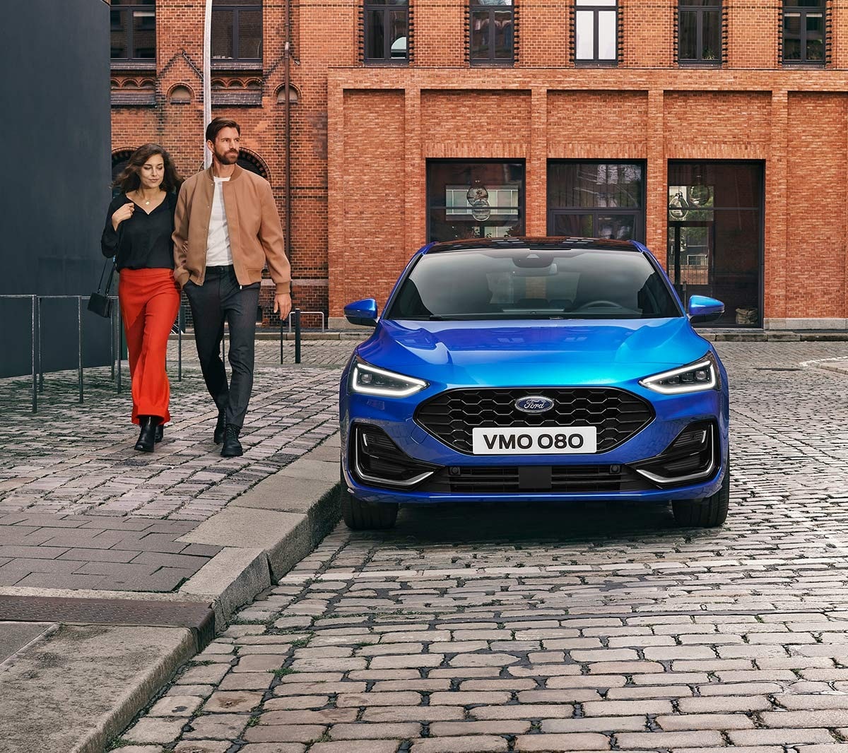 Novo Focus na vista frontal da cidade