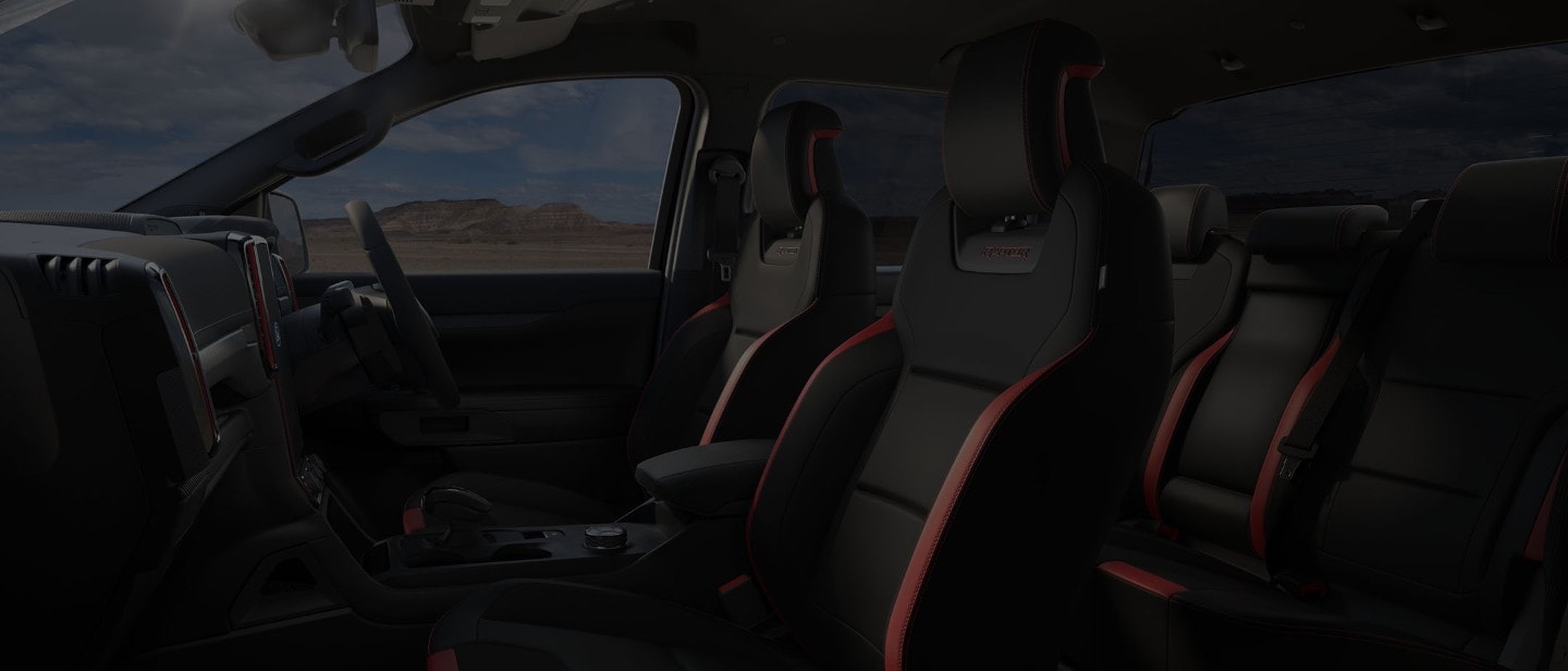 Image showing the Ford Ranger Raptor interior.