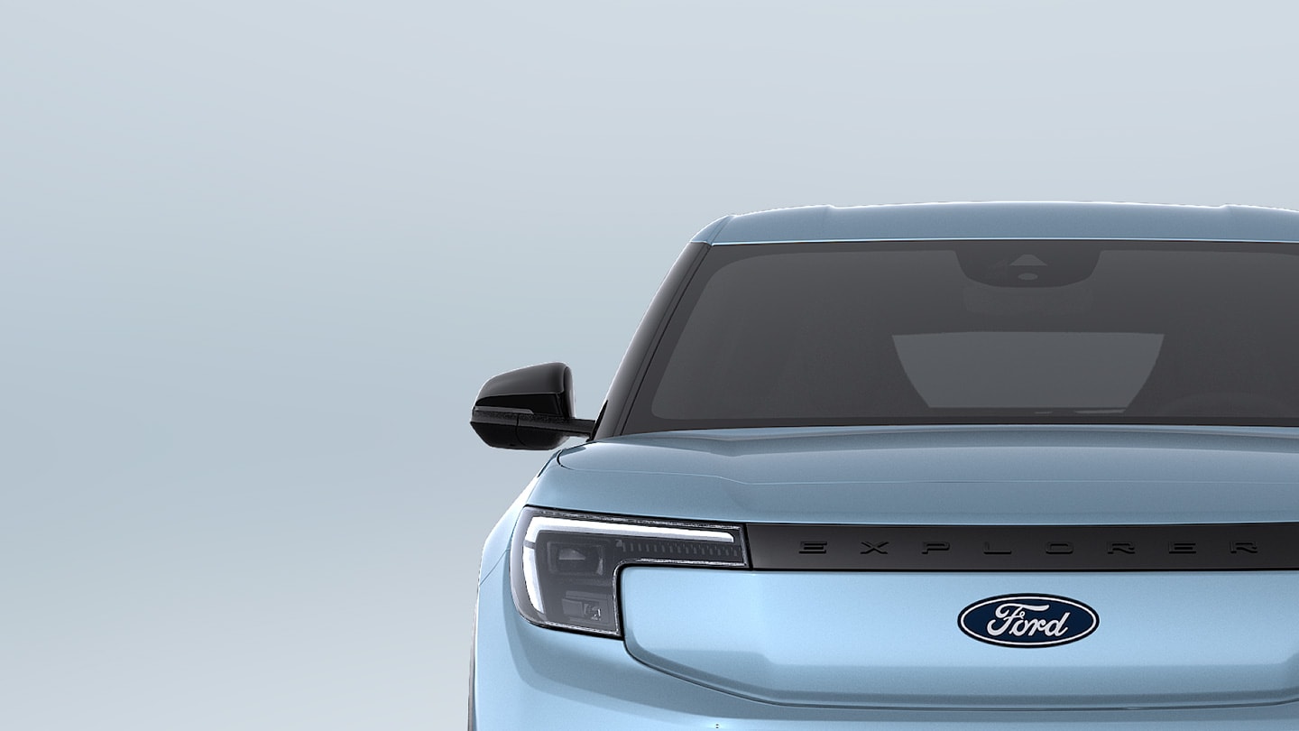 Novo Ford Explorer elétrico em Arctic Blue