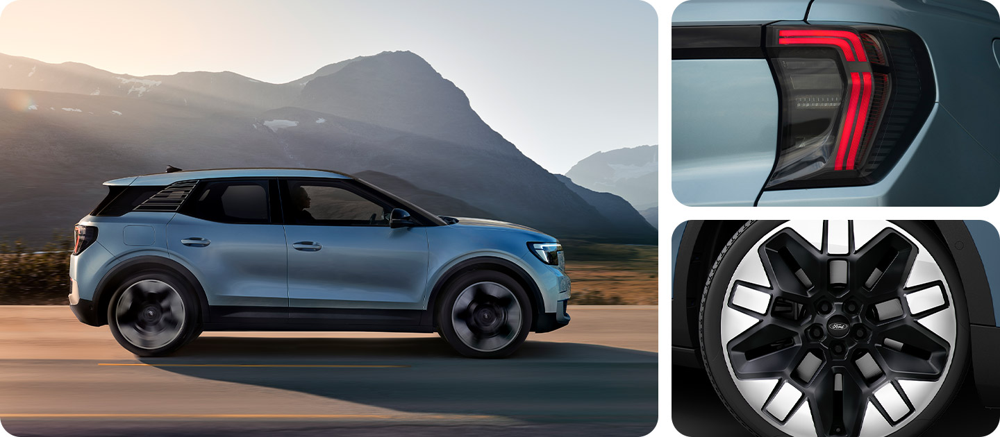 3 imagens do novo Ford Explorer elétrico