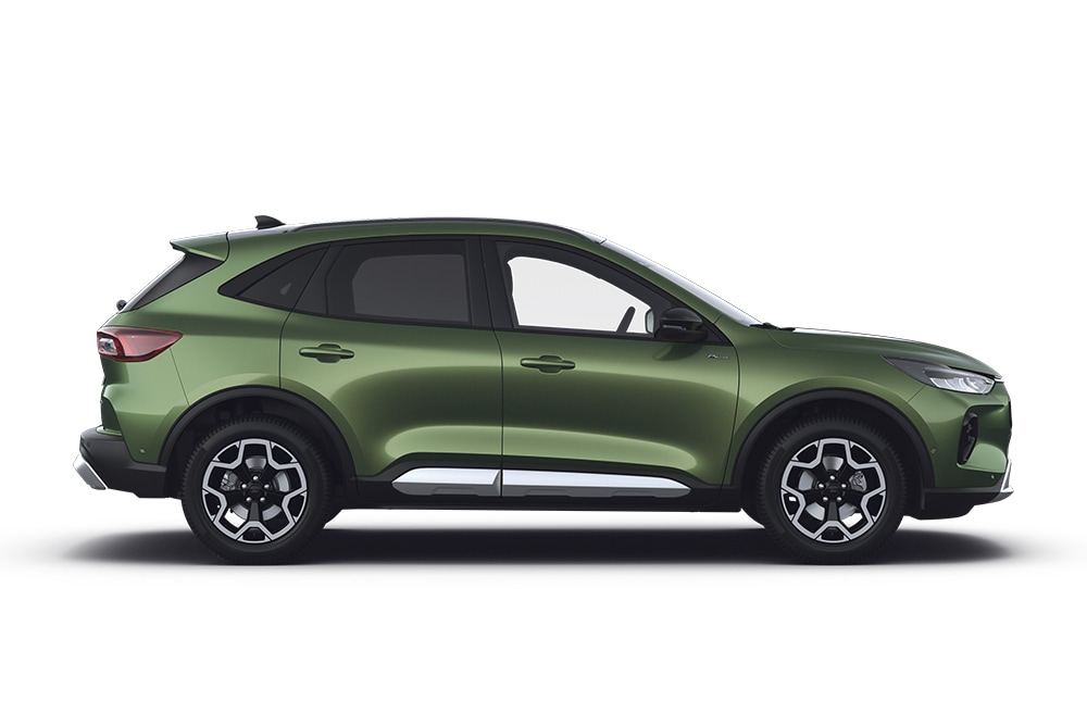 Ford Kuga verde, parte da gama SUV Ford.