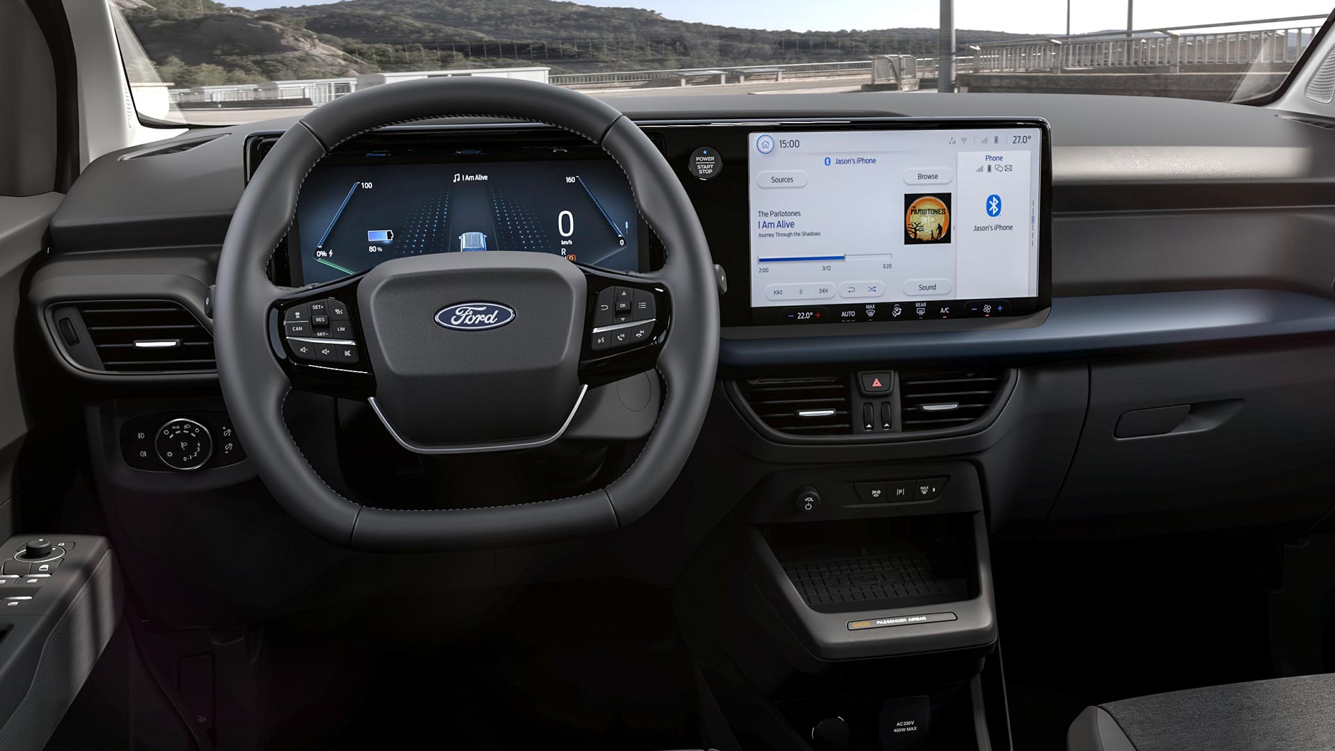 Ford E Tourneo Courier Active Interior and Touchscreen