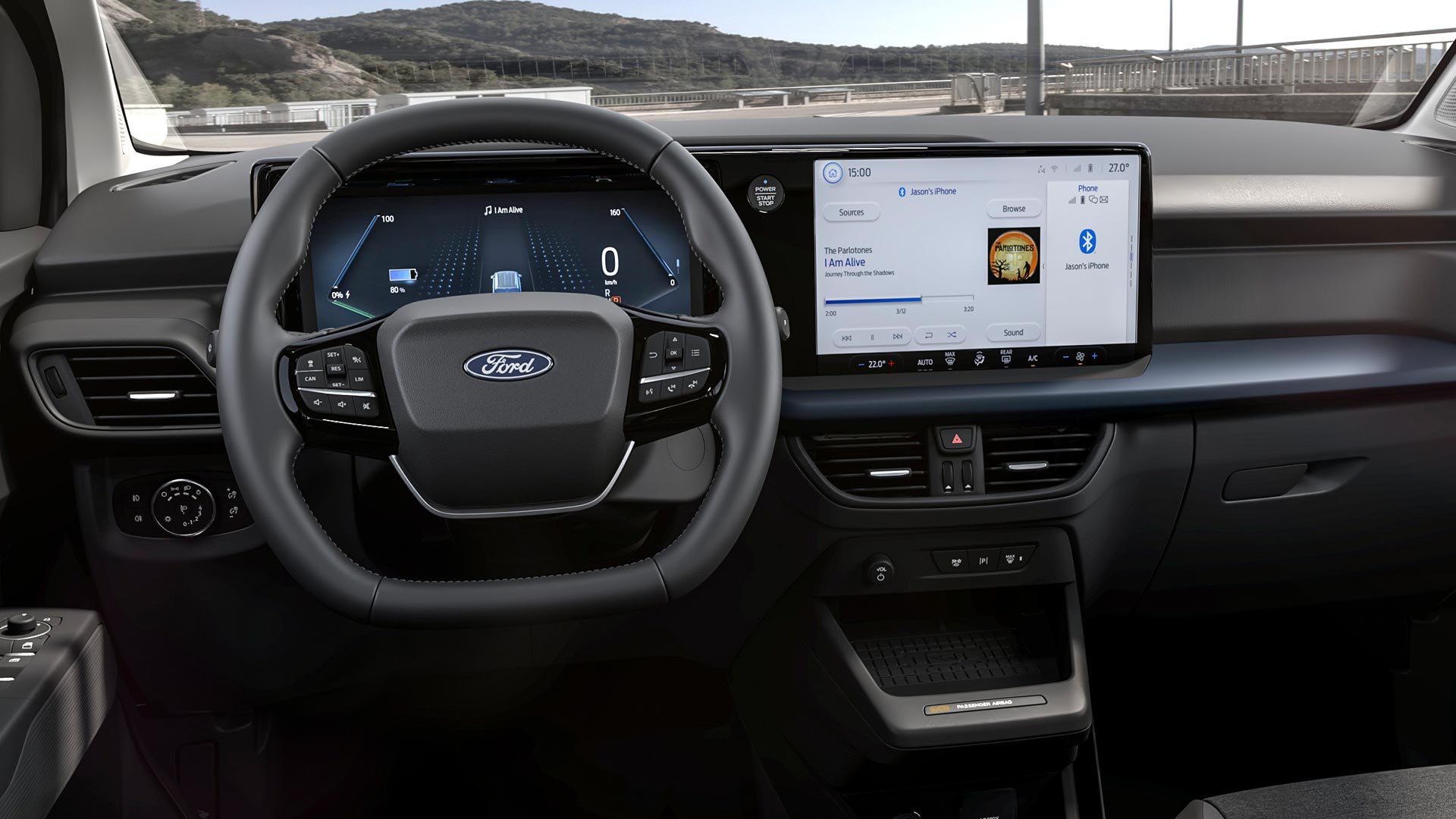 Ford E Tourneo Courier Active Interior and Touchscreen