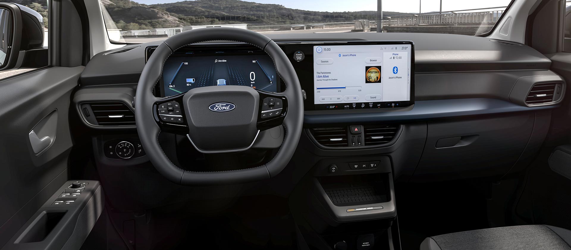 Ford E Tourneo Courier Active Interior and Touchscreen