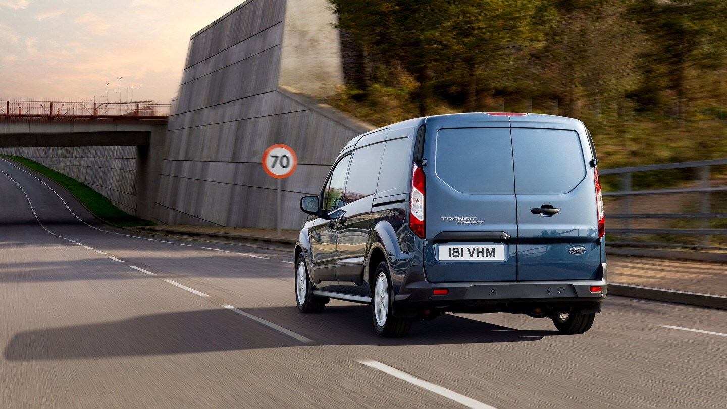 Ford Transit Connect in motorway