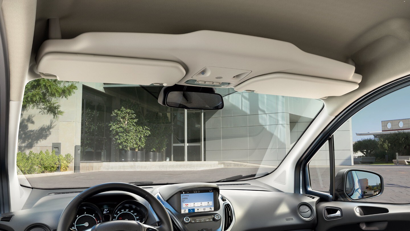 New Ford Transit Courier Auto-headlights in detail