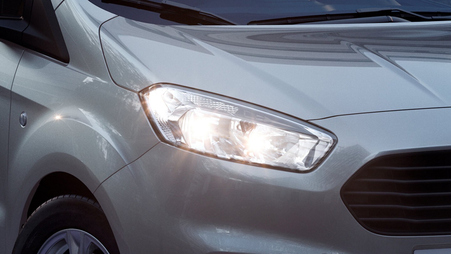 New Ford Transit Courier Auto-headlights in detail