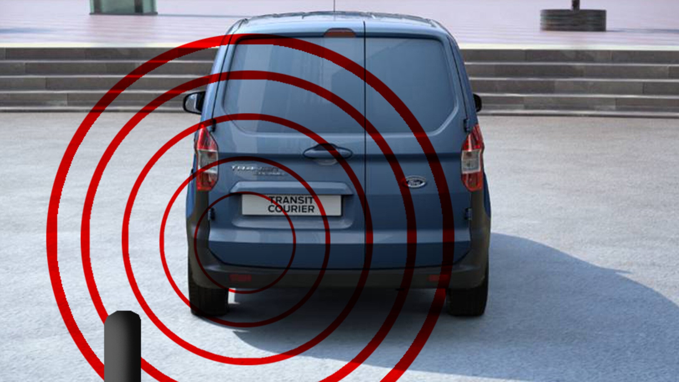 New Ford Transit Courier parking distance sensors