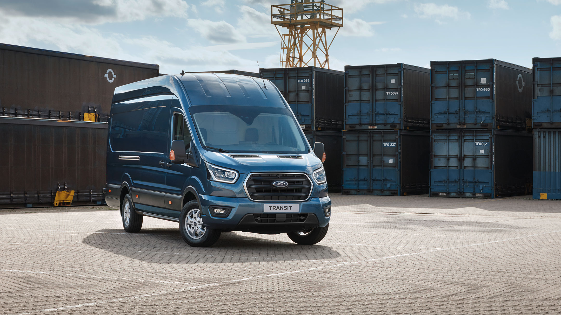 New Ford Transit Van exterior 360 video