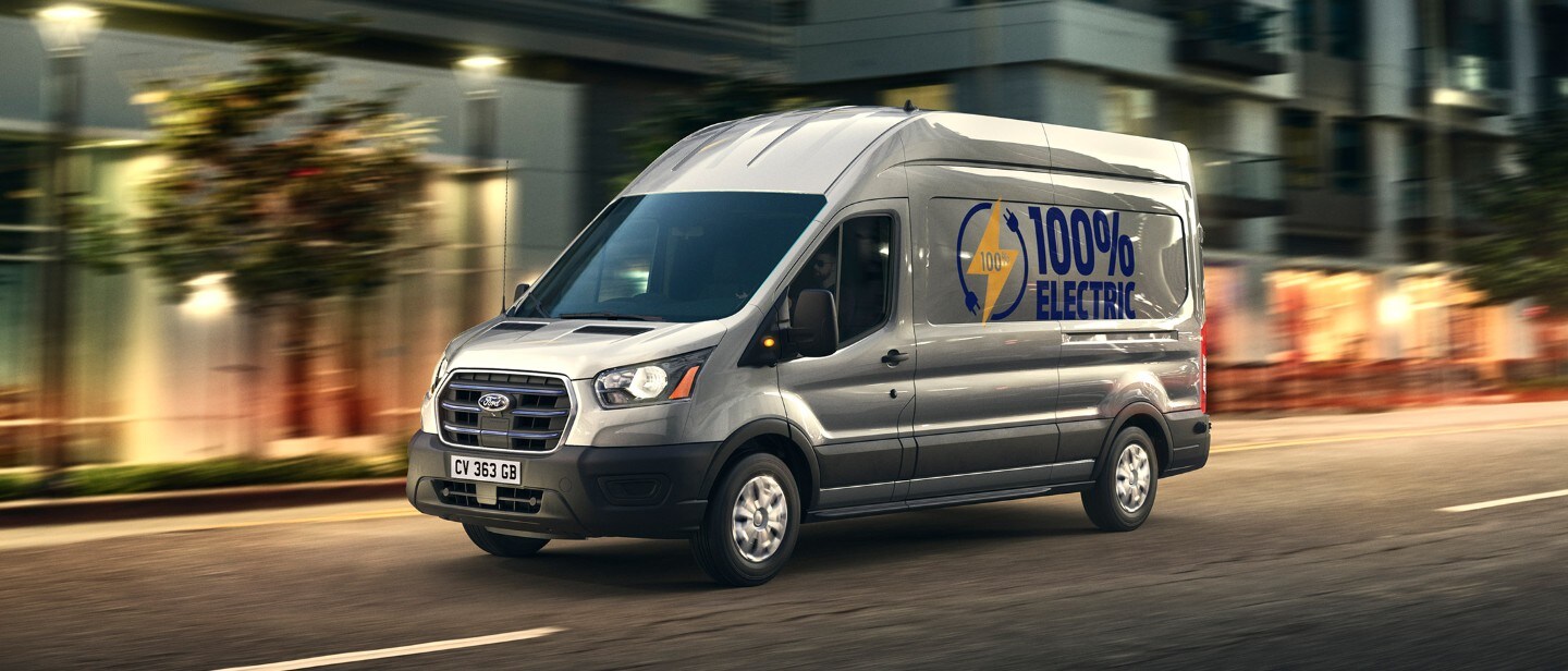 All New Ford E-Transit side view