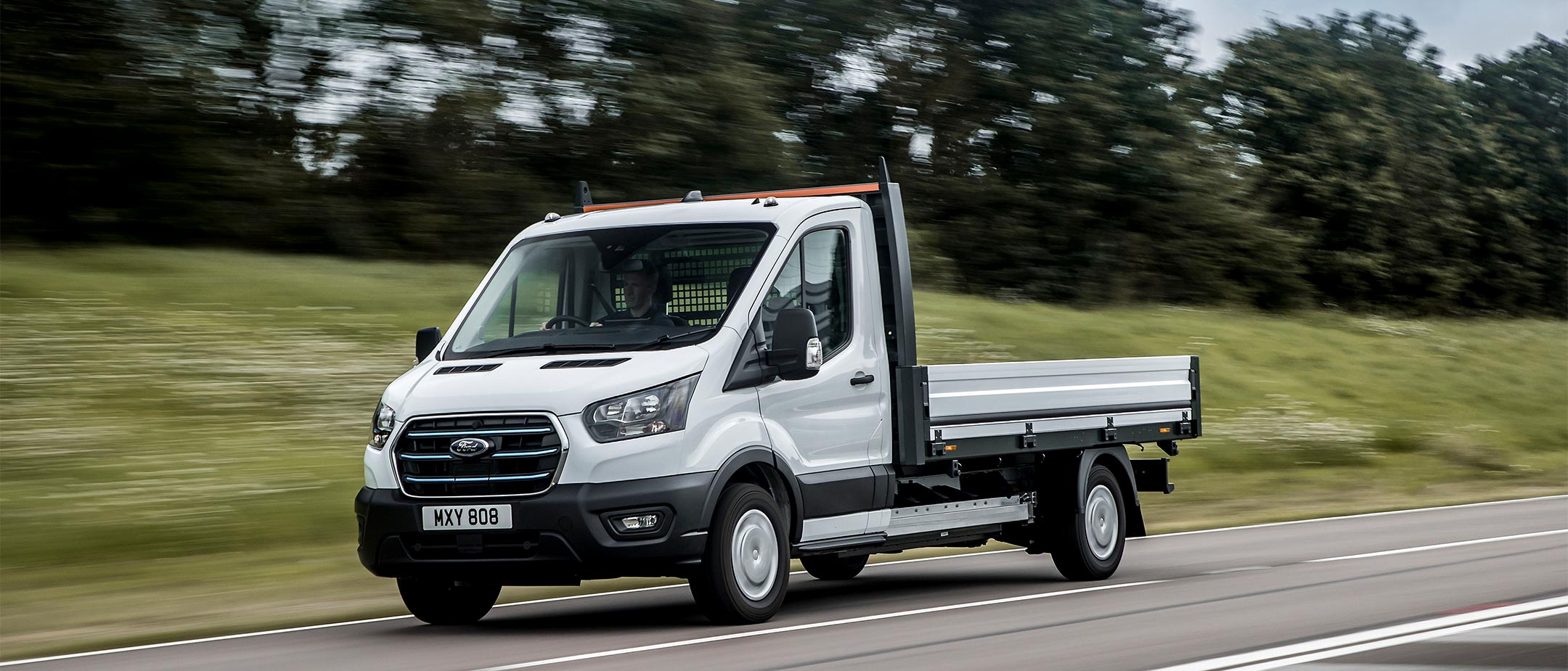 All-New E-Transit Chassis front view