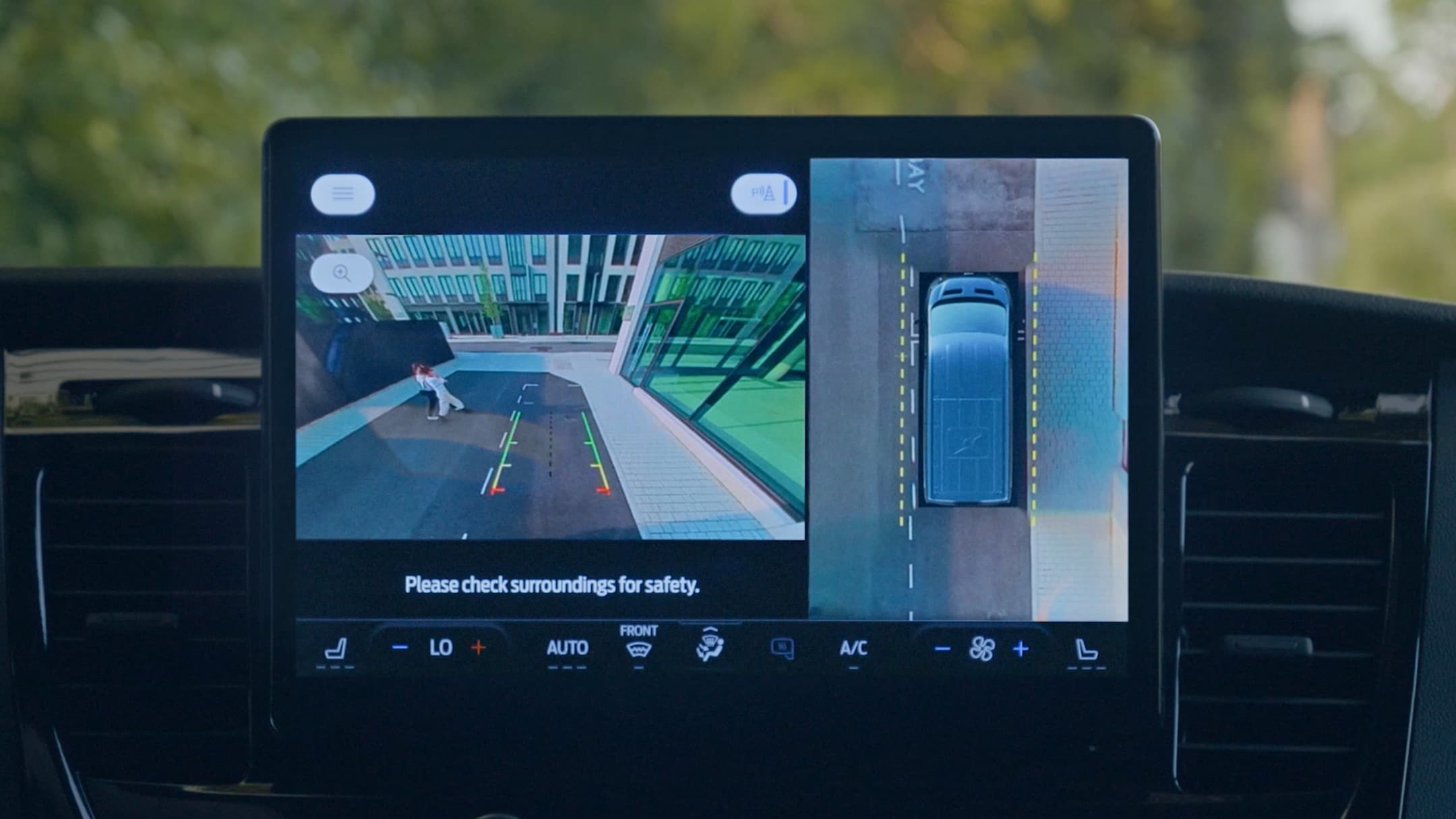 All-New Ford E-Transit SYNC4 screen displaying drive modes