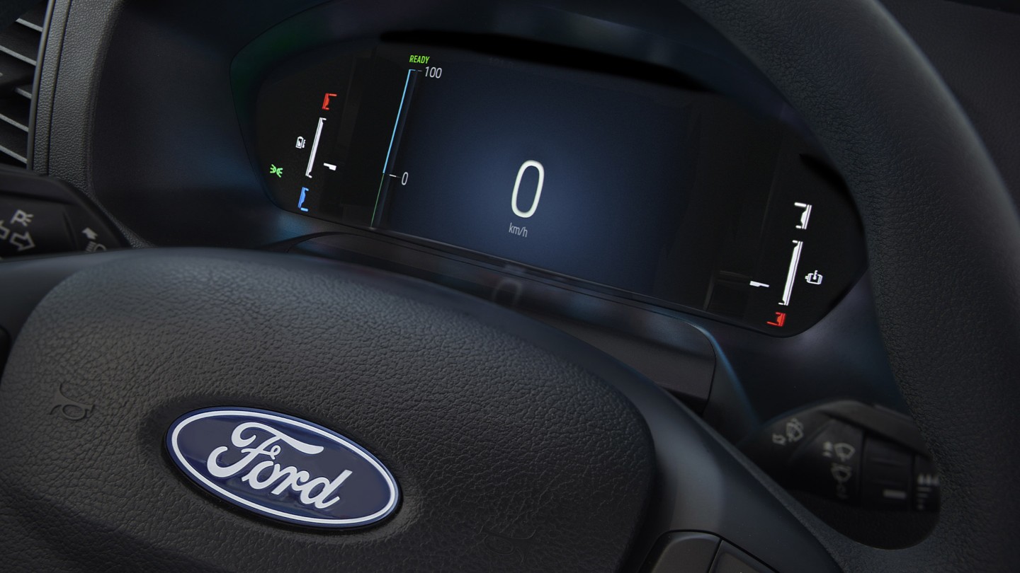 Painel da Ford E-Transit