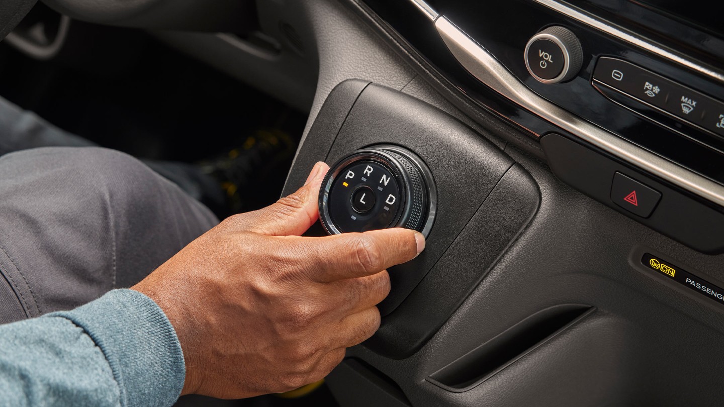 Manipulo rotativo da Ford E-Transit