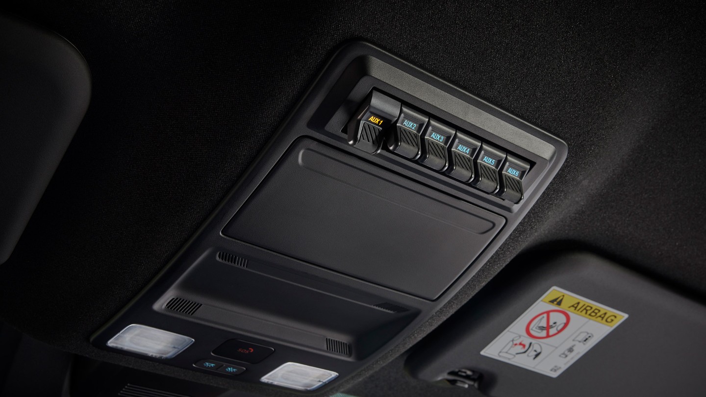 All-New Ranger Raptor auxiliary switch panel