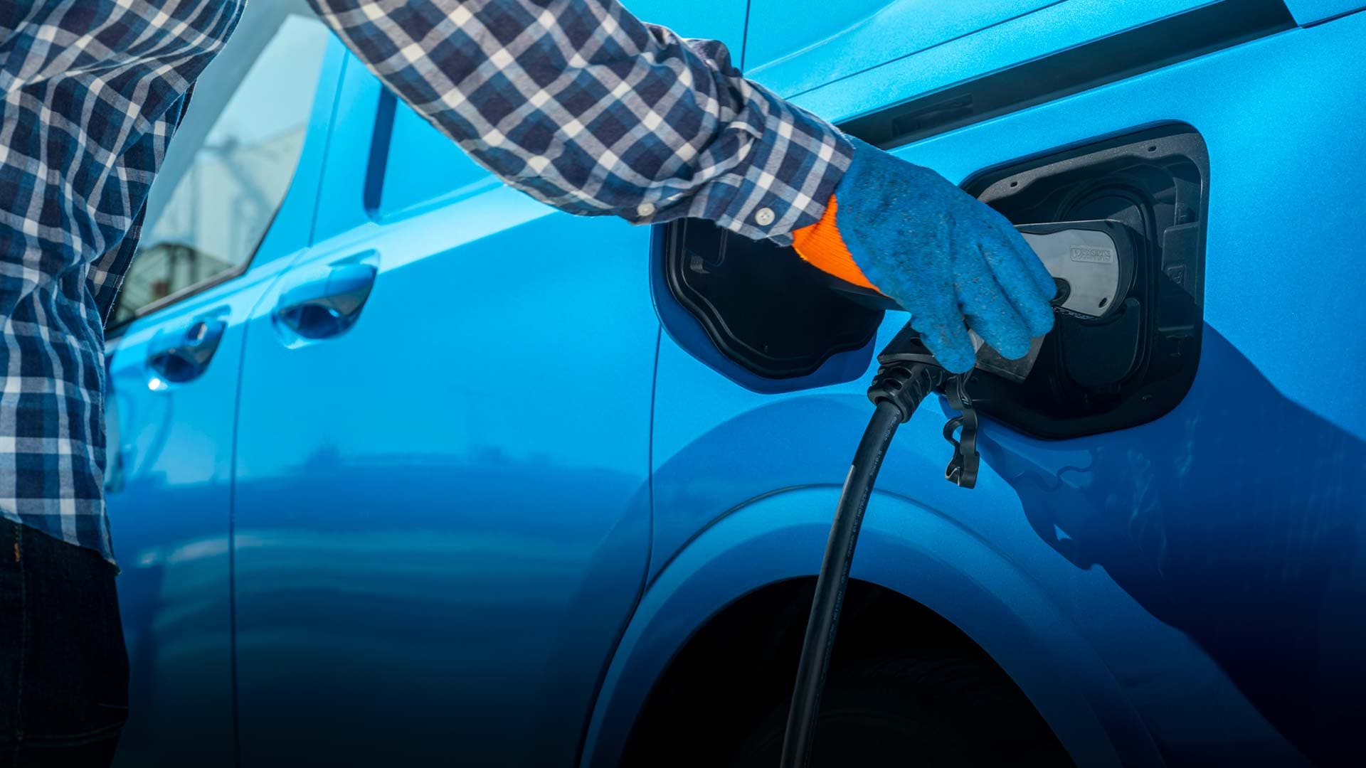 Ford E-Transit Courier Ficha de carregamento