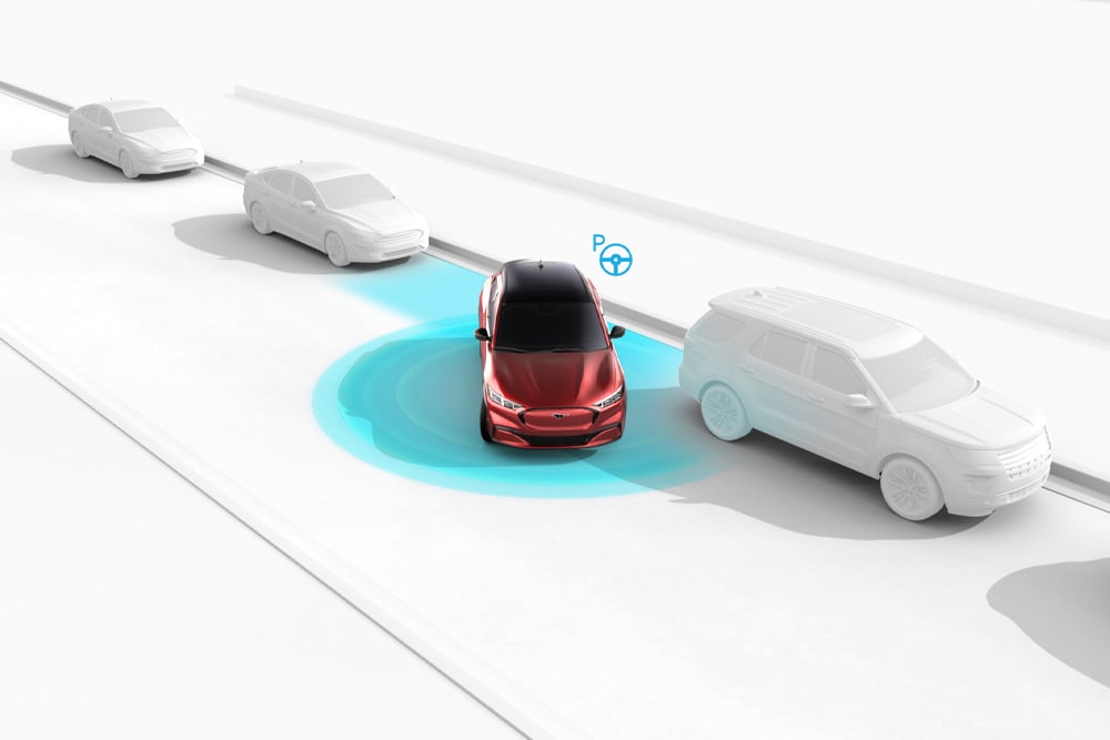 Ford Drive assistance Control explicação esquemática
