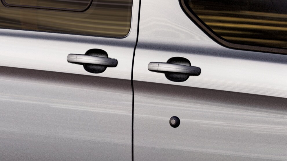 New Ford Transit Custom door shielding detail