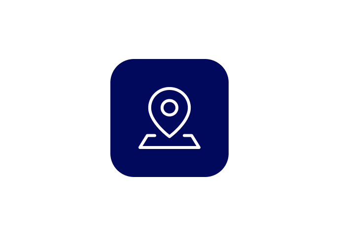 Ícone de recolha e entrega de veículos para revisão Ford.